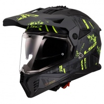 Шлем LS2 MX702 Pioneer II Crazy Black/Yellow