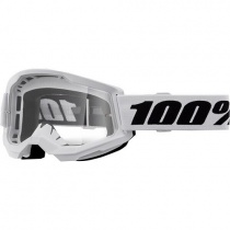 Мотоочки 100% Strata II Junior White Clear Lens