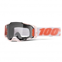 Мотоочки 100% Ride Armega Tubular White/Orange Clear Lens