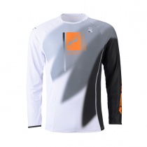 Мотоджерси Kenny Racing Titanium White/Orange/Grey