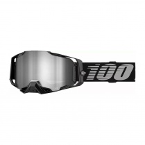 Мотоочки 100% Ride Armega Black Silver Mirror Lens