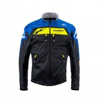 Мотокуртка Kenny Racing Softshell Black/Blue/Yellow