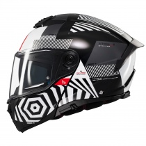 Шлем MT Atom 2 SV Strange B2 Black/White