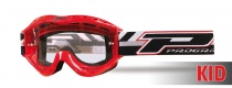 Мотоочки Progrip 3101 Kid Red Clear Lens