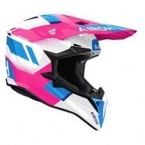 Шлем Airoh Wraaap Vision White/Blue/Pink