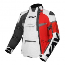 Мотокуртка LS2 X-Master Black/Grey/Red
