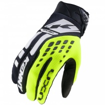 Мотоперчатки Kenny Racing Track Black/White/Yellow
