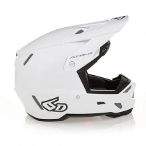 Шлем 6D ATR-3 Solid White/Black