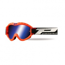 Мотоочки Progrip 3101 Kid FL Orange Mirror Blue Lens