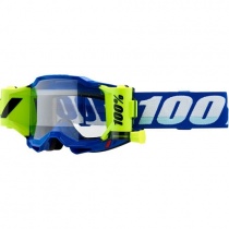 Мотоочки 100% Accuri 2 Forecast Blue/White Clear Lens Roll-Off