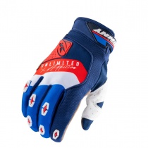 Мотоперчатки Kenny Racing Safety Blue/Red/White