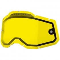 Линза к очкам 100% Racecraft 2/Accuri 2/Strata 2 Vented Pane Dual Yellow