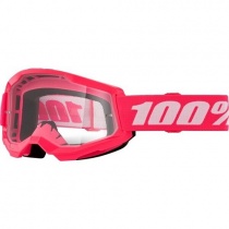 Мотоочки 100% Strata II Pink Clear Lens