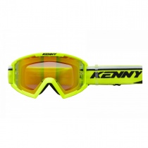 Мотоочки Kenny Racing Track+ Yellow Fluo/Black Red Lens