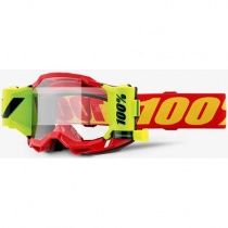 Мотоочки 100% Accuri 2 Forecast Red Clear Lens Roll-Off