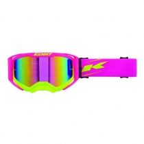 Мотоочки Kenny Racing Performance Evo 2 Pink/Yellow Mirror Lens