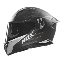 Шлем NOX N401 Crower Black/Silver