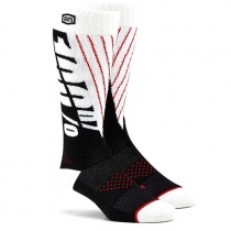 Носки 100% Ride Torque White/Black