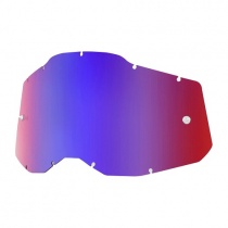 Линза к очкам 100% RC2/AC2/ST2 Replacement Mirror Red/Blue Lens Anti-Fog