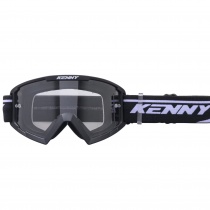 Мотоочки Kenny Racing Track Junior Black/White Clear Lens