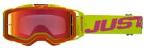 Мотоочки Just1 Nerve Absolute Yellow/Blue/Orange Mirror Red Lens