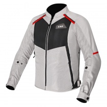 Мотокуртка LS2 Breeze Grey/Black/Red