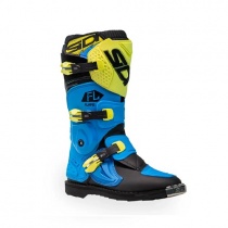 Мотоботы Sidi Flame Blue/Yellow