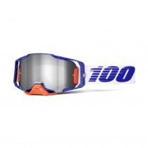 Мотоочки 100% Ride Armega Lavingaad White/Blue Mirror Silver Lens