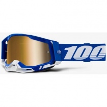 Мотоочки 100% Racecraft 2 Blue Mirror Gold Lens