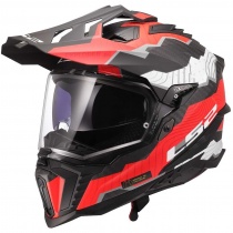 Шлем LS2 MX701 Explorer C Trick Red/White/Black
