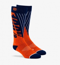 Носки 100% Ride Torque Comfort Blue/Orange
