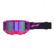 Мотоочки Kenny Racing Performance Evo 2 Black/Purple Mirror Lens