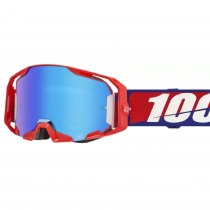 Мотоочки 100% Ride Armatic Best Red/Blue/White Blue Mirror Lens