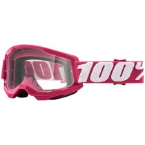 Мотоочки 100% Strata 2 Junior Fletcher Pink Clear Lens
