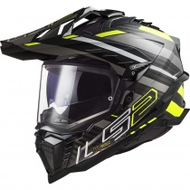 Шлем LS2 MX701 Explorer C Edge Black/Yellow