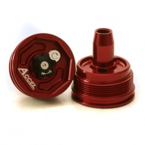 Пробки пера передней вилки Accel AFTC03 Red