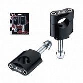 Кронштейны крепления руля Accel BM-13 22 Silver h45 M12