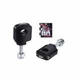 Кронштейны крепления руля Accel BM-36 22 Black h42 M10