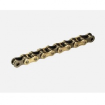 Цепь приводная Afam 428 G&B MX/124 Gold/Black