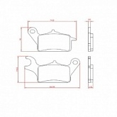 Колодки тормозные Brenta BR3181