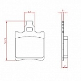 Колодки тормозные Brenta BR3220