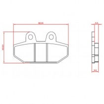 Колодки тормозные Brenta BR3226