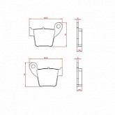 Колодки тормозные Brenta BR4046