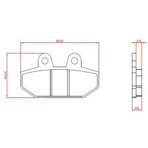 Колодки тормозные Brenta BR4226
