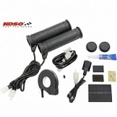 Грипсы руля c подогревом Koso AM10700J Black
