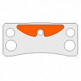 Колодки тормозные Delta DB2255OR-D
