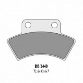 Колодки тормозные Delta DB2440OR-D