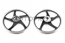 Диск колесный ZY DKZ-006 17x1,40 Black/Silver Active