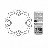 Диск тормозной Galfer DF350W
