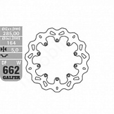 Диск тормозной Galfer DF662W